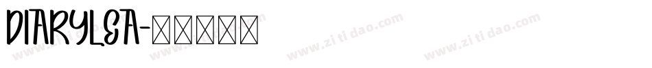 Diarylea字体转换