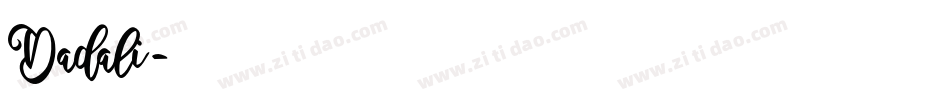 Dadali字体转换