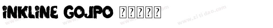 InkLine-GOJPO字体转换