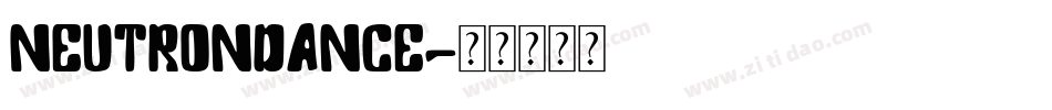 neutrondance字体转换