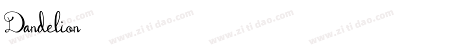 Dandelion字体转换