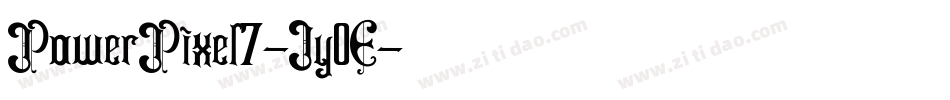 PowerPixel7-Jy0E字体转换