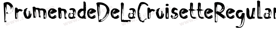 PromenadeDeLaCroisetteRegular-8MOOZ字体转换