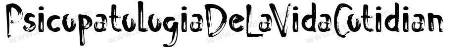 PsicopatologiaDeLaVidaCotidiana-WRWz字体转换