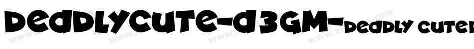 DeadlyCute-A3Gm字体转换
