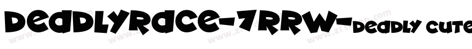 DeadlyRace-7RRw字体转换