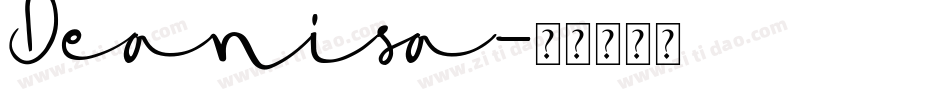 Deanisa字体转换