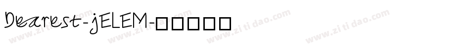 Dearest-jELEM字体转换