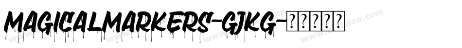 MagicalMarkers-GjKg字体转换