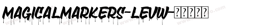 MagicalMarkers-LeVW字体转换