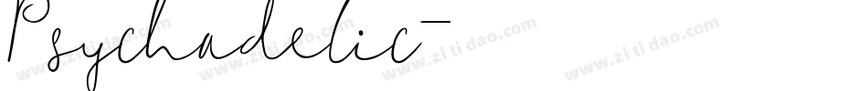 Psychadelic字体转换