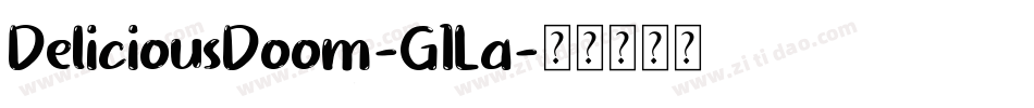DeliciousDoom-G1La字体转换
