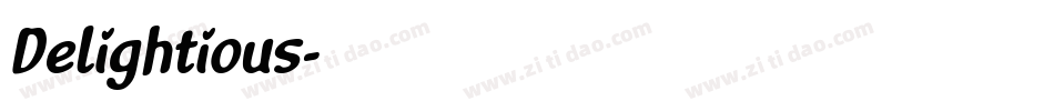 Delightious字体转换