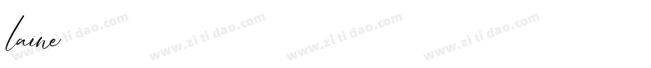 Laine字体转换