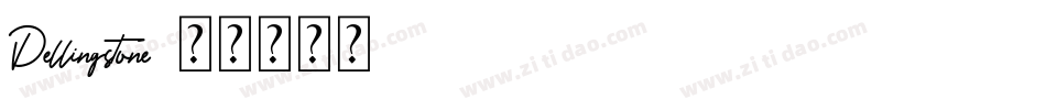 Dellingstone字体转换