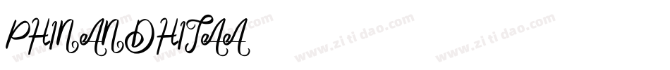 PHINANDHITAA字体转换