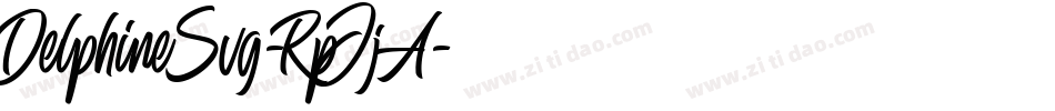 DelphineSvg-RpJjA字体转换