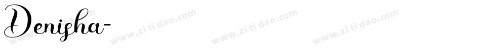 Denisha字体转换