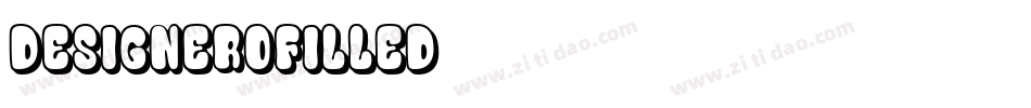 DesigneroFilled字体转换