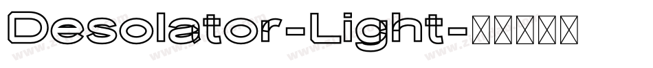 Desolator-Light字体转换