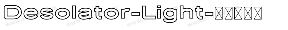 Desolator-Light字体转换