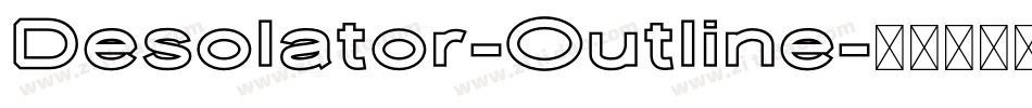 Desolator-Outline字体转换