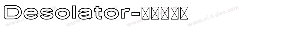 Desolator字体转换