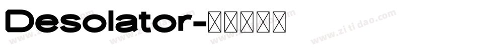 Desolator字体转换