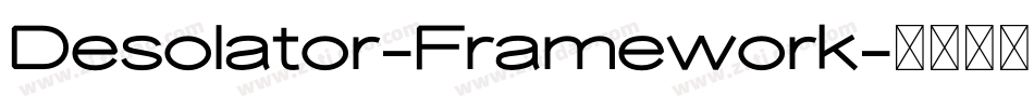 Desolator-Framework字体转换