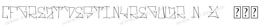 CfGreatDestinyRegular-n3Z0字体转换