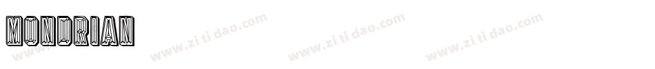 mondrian字体转换