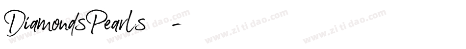 DiamondsPearls生成器字体转换