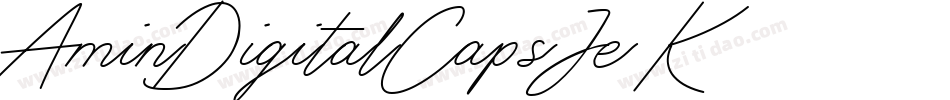 AminDigitalCaps-Je1K字体转换