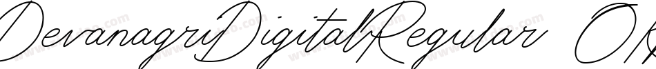 DevanagriDigitalRegular-1OKM字体转换