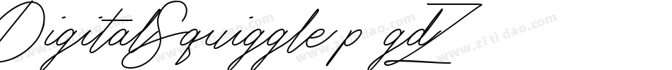 DigitalSquiggle-p7gdZ字体转换