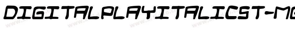 DigitalPlayItalicSt-mG7x字体转换