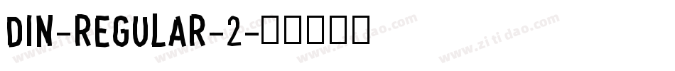 DIN-Regular-2字体转换