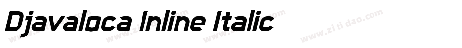 Djavaloca-Inline-Italic字体转换