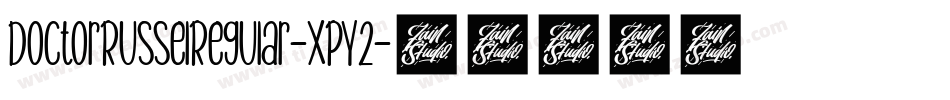 DoctorRusselRegular-XPY2字体转换