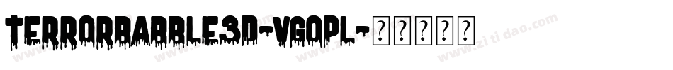 TerrorBabble3D-VGOpl字体转换
