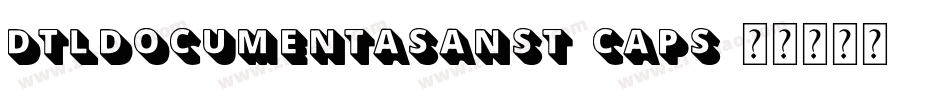 DTLDocumentaSansT-Caps字体转换