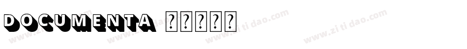 Documenta字体转换