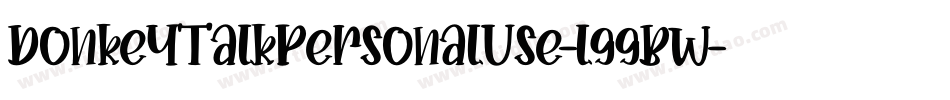DonkeyTalkPersonalUse-lggBw字体转换