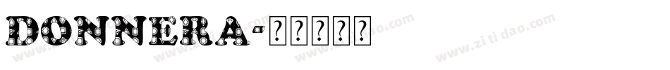 DONNERA字体转换