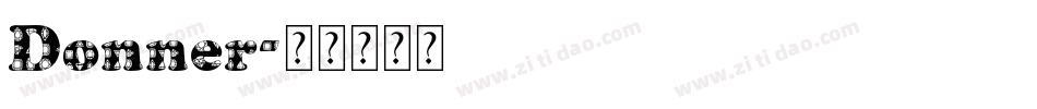 Donner字体转换