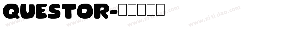 QUESTOR字体转换