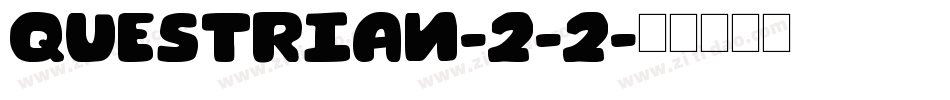 Questrian-2-2字体转换