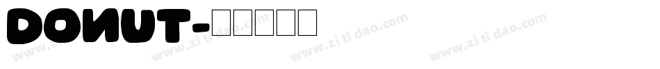 Donut字体转换