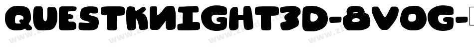 QuestKnight3D-8vog字体转换
