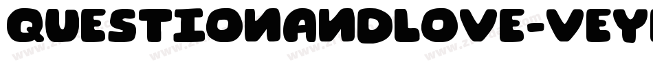 Questionandlove-veYE字体转换